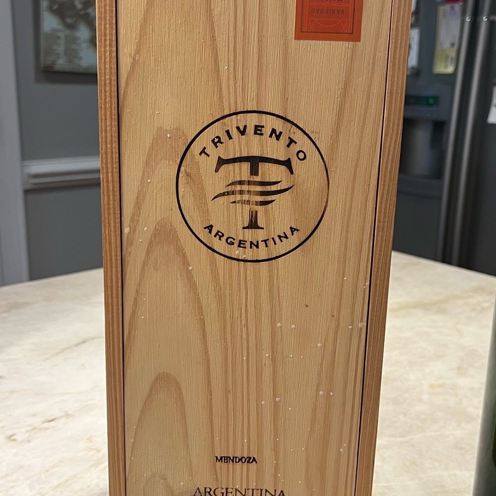Wooden Wine Box - Trivento